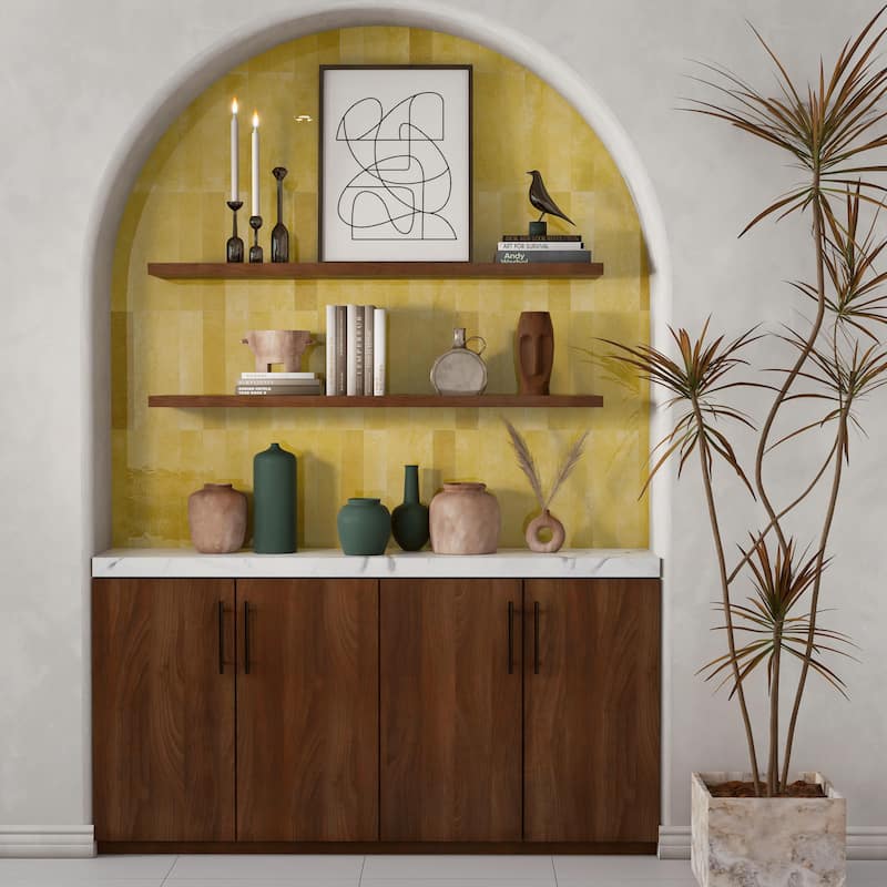 Merola Tile Menorca Lemon 2-1/2" x 12-7/8" Ceramic Wall Tile