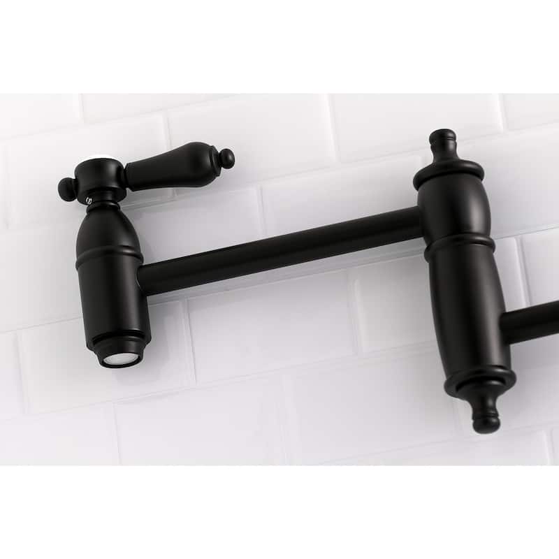 Kingston Brass Heirloom Wall Mounted Pot Filler Faucet
