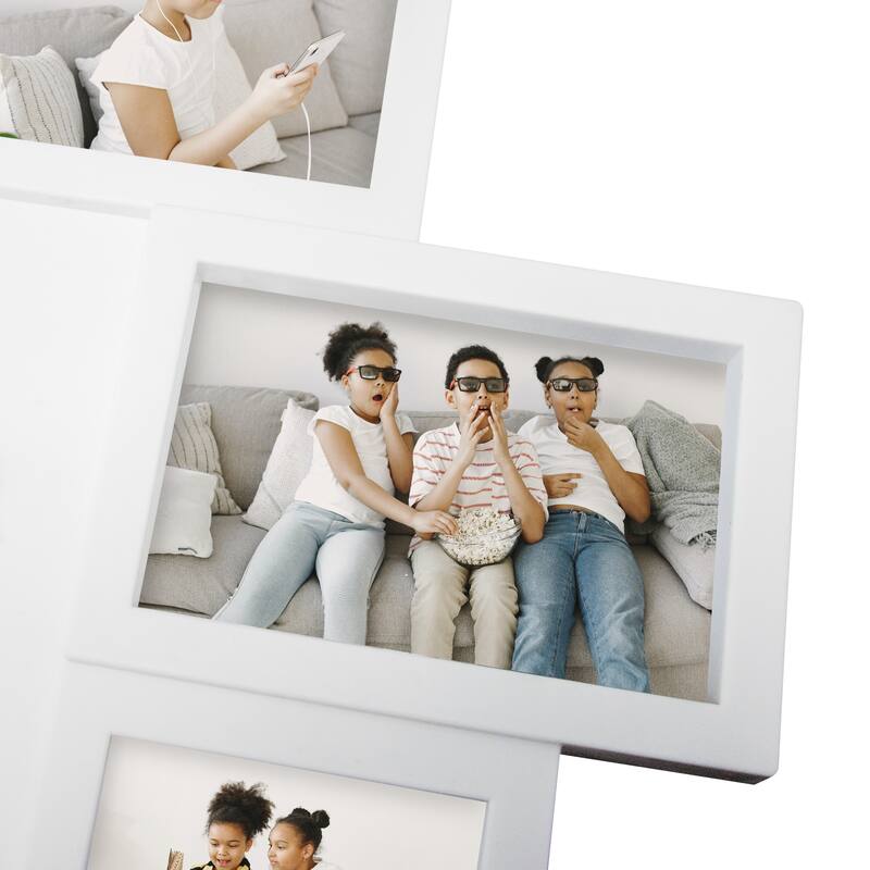 HELLO LAURA 8 Opening 4x6 Picture Frame Collage Family Tree Wall Hanging