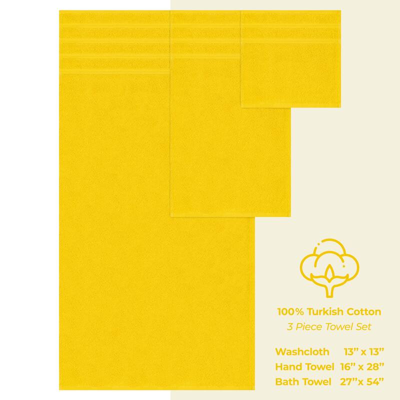 3 Piece Bathroom Towel Set 100% Cotton Luxury Turkish Bath Hand Towels Extra Large Face Towels Clearance Set