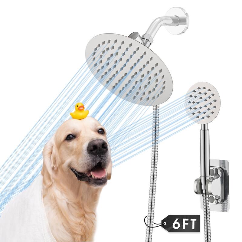 PROOX Bathroom Dual Shower Head w/ Shower Handheld Combo