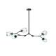 Belladepot Modern Full-angle Adjustable Chandelier with Smoked Glass Shades