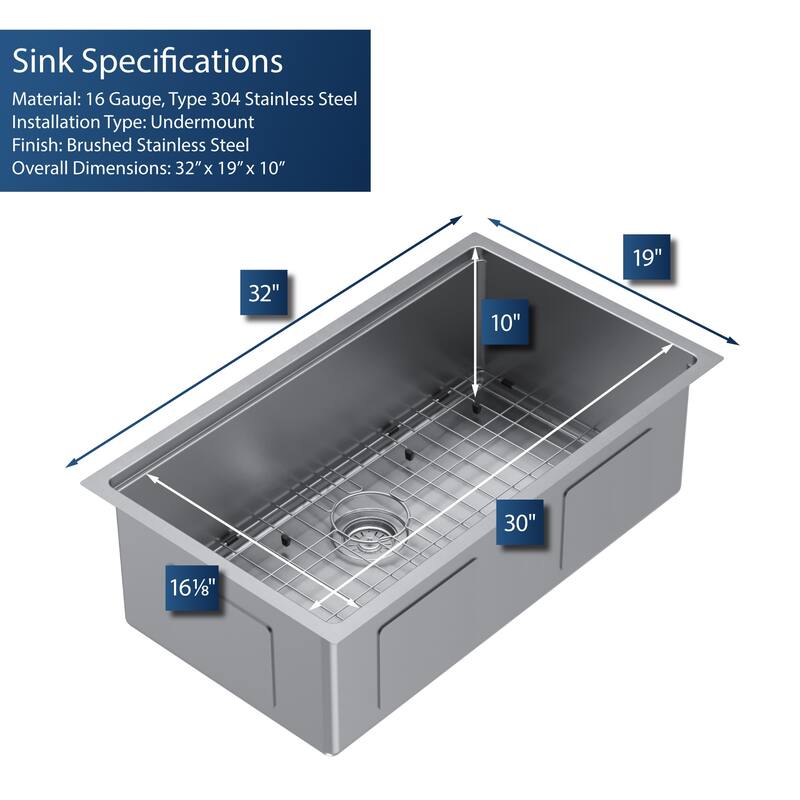 Karran USA WS-37-PK1 Elite Workstation 32" Undermount Single Basin