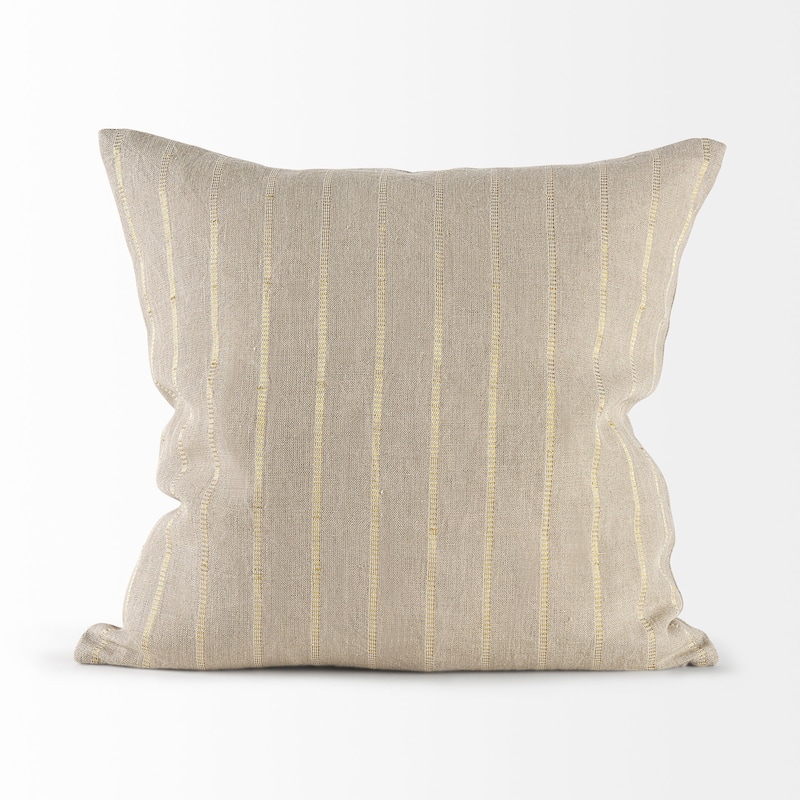 Danika 13.0L x 21.0W x 0.2H Beige Fabric Decorative Pillow Cover