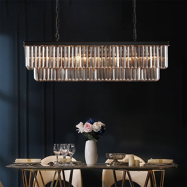 Black smoked glass ceiling light cheap