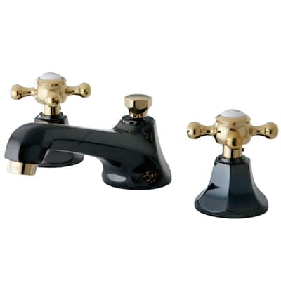 Kingston Brass Water Onyx Widespread Brass Bathroom Faucet - Free
