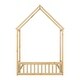preview thumbnail 70 of 95, House-shaped Roof Headboard Floor Bed without slats