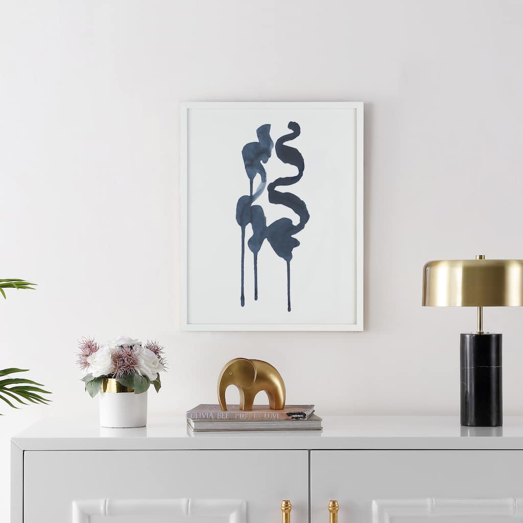 SAFAVIEH Irmhild Ink Song 16 x 20-inch Framed Wall Art