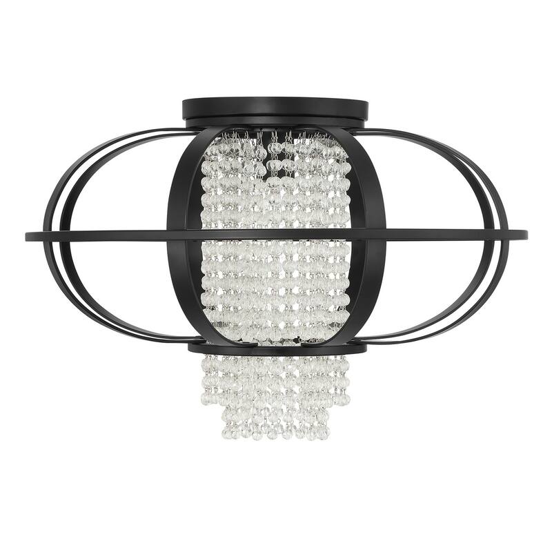 Idlewild 1-Light Ceiling Light - Matte Black