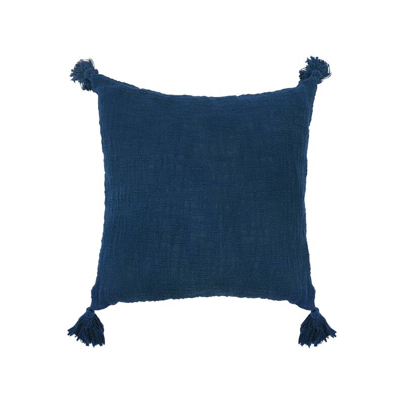 Anna Cotton Decorative Throw Pillow With Tassels