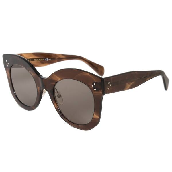 Shop Celine Cat Eye Sunglasses 41443s 07b 2k 50 50mm X 24mm X