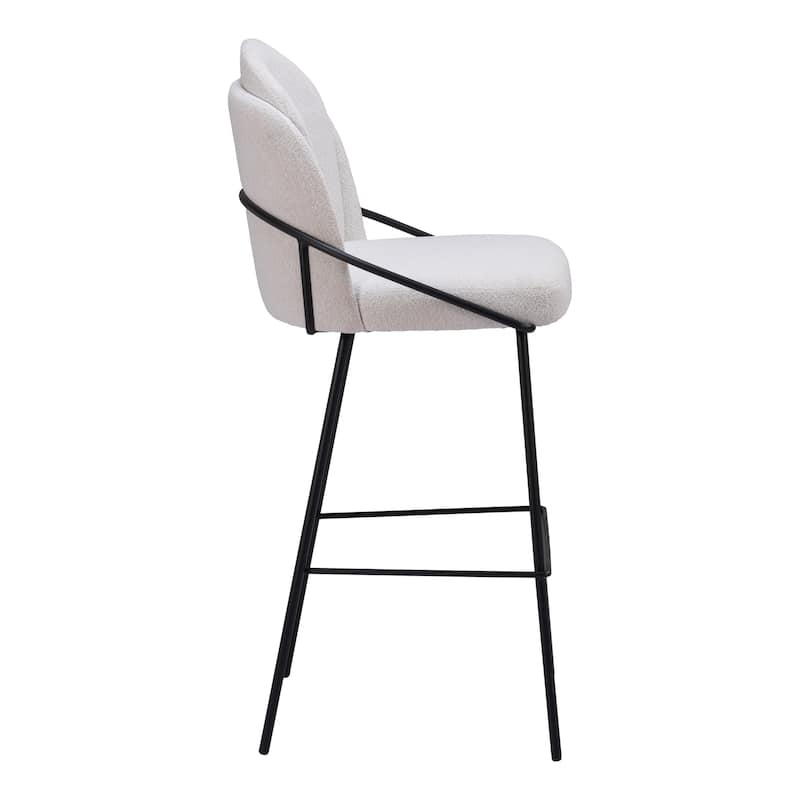 Jambi Barstool Ivory