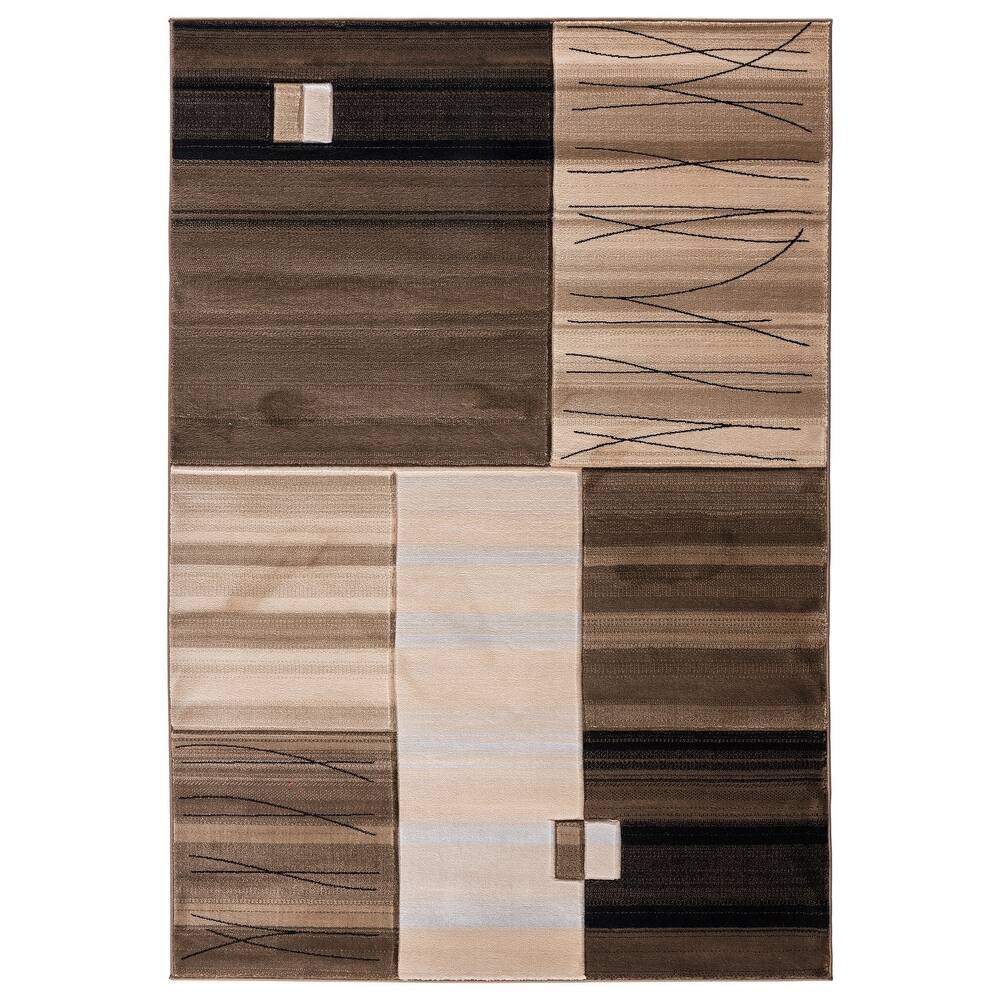 Glamour Abstract Polypropylene Area Rug