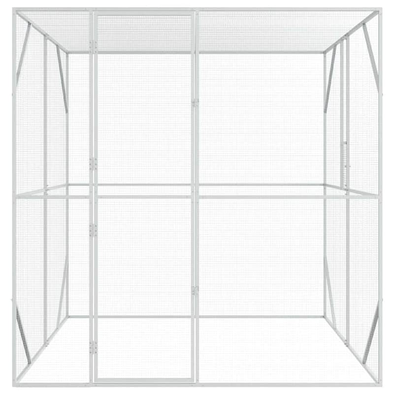 vidaXL Bird Cage Anthracite Galvanized steel