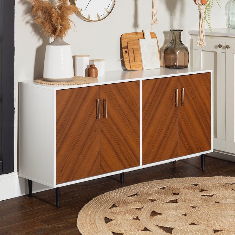 Middlebrook Cassandra 58-inch Mid-Century Modern 4-Door Buffet