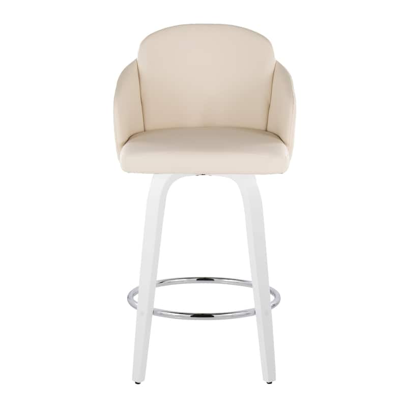 Dahlia 26" Fixed-Height Counter Stool - Set of 2