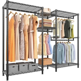 Wire Garment Rack Heavy Duty Clothes Rack for Hanging Clothes - On Sale ...