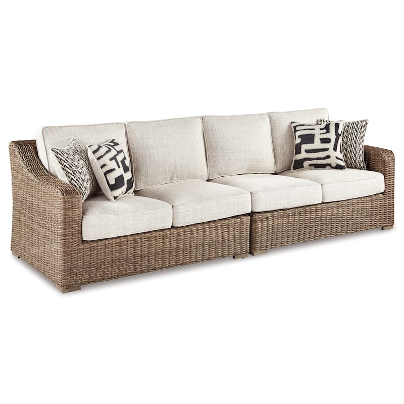 Beachcroft Outdoor Left and Right Arm Facing Loveseats