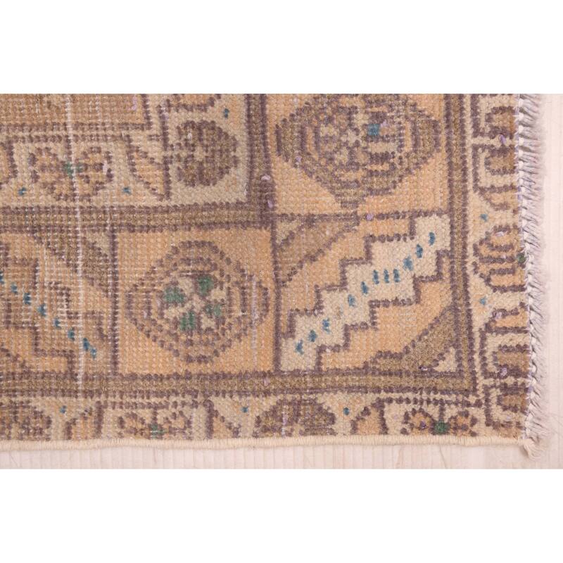 ECARPETGALLERY Hand-knotted Antalya Vintage Brown Wool Rug - 5'7 x 7'8