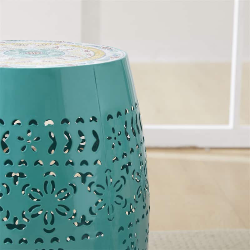 12" Metal Side Table