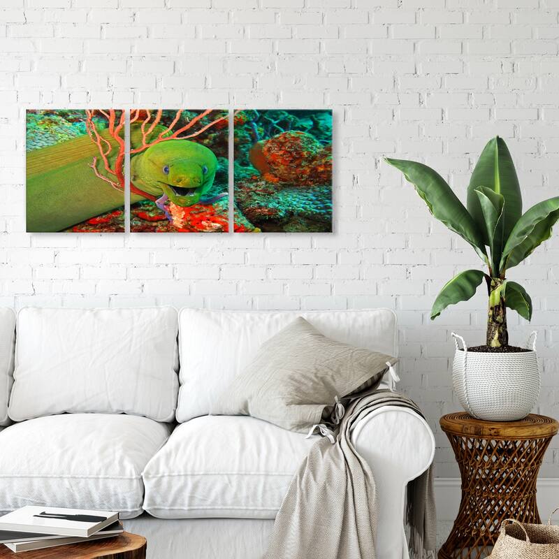 Chris Doherty 'Eel' Canvas Art 3-piece Set