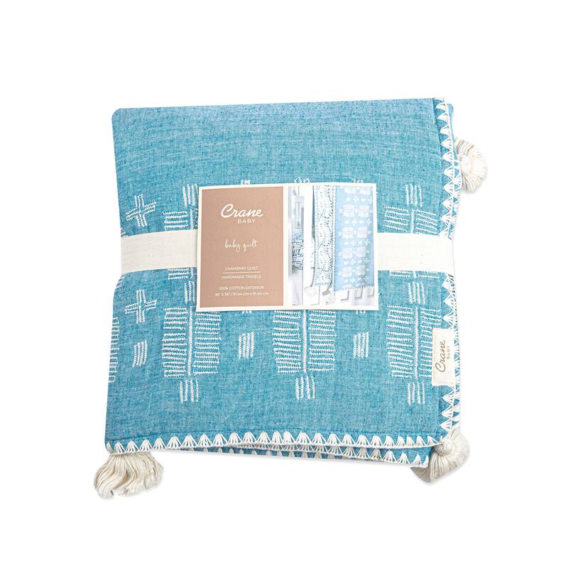 Crane Baby Quilted Blanket
