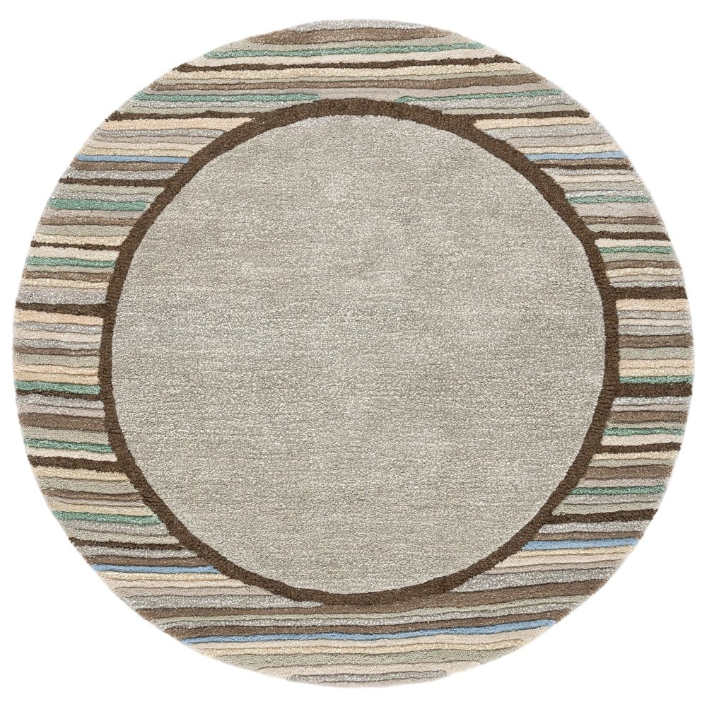 Martha Stewart by SAFAVIEH Striped Border Wool Rug