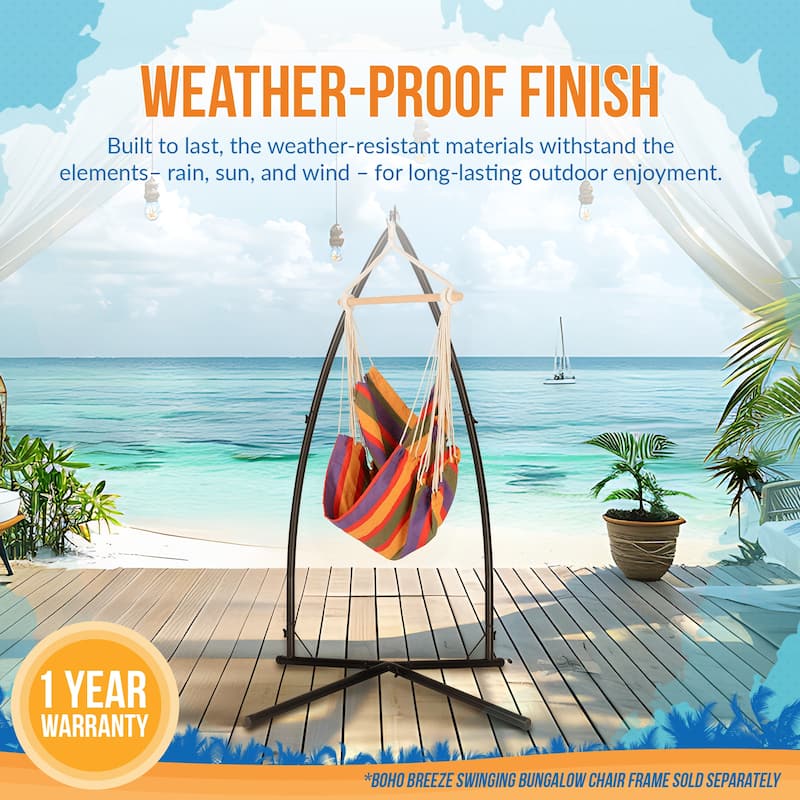Island Retreat Boho Breeze Swinging Bungalow Chair