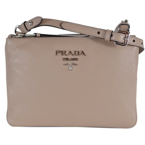 prada double zip crossbody bag