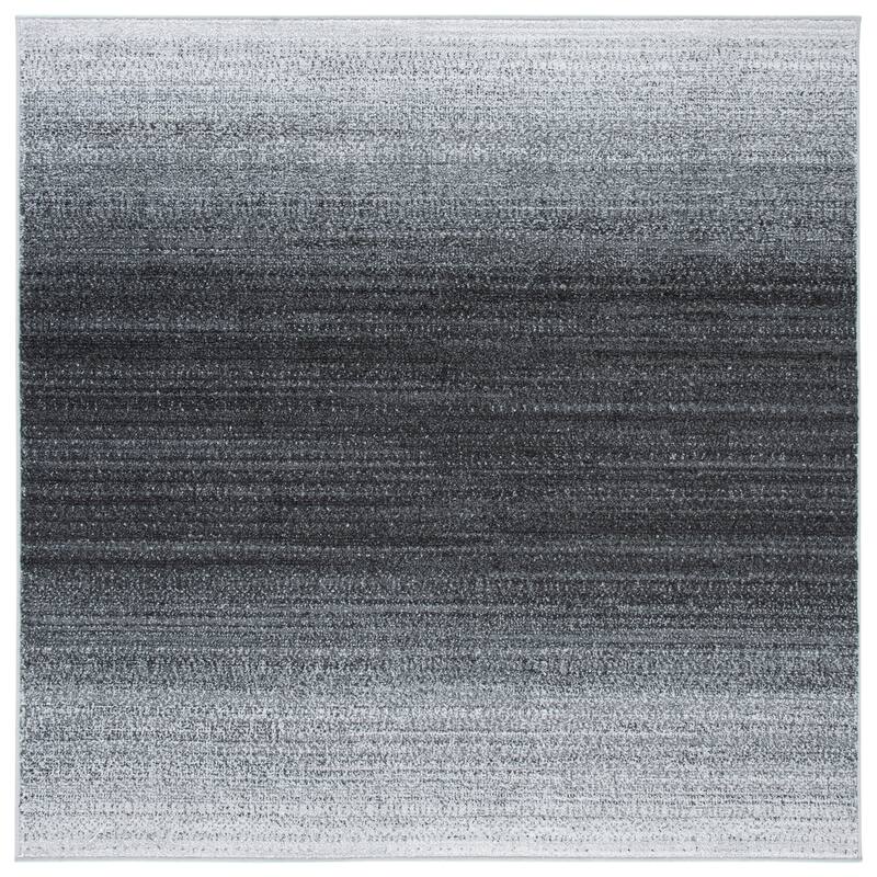 SAFAVIEH Adirondack Muzeyyen Ombre Distressed Rug - 6' Square - Grey/Dark Grey