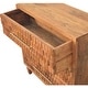 preview thumbnail 7 of 16, Artisan Furniture Solid Wood Arno Chest - Teak, Beige,3-Drawers