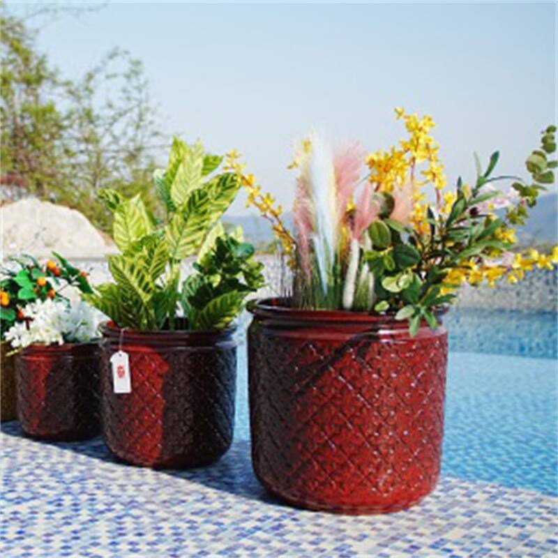 Modern Ceramic Flowerpot (Set of 3)