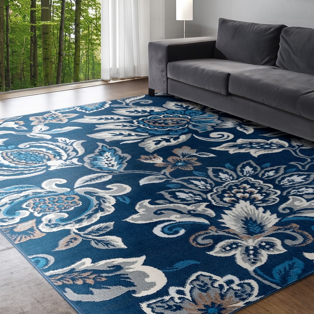 Carrington Farmhouse Floral & Botanical Indoor Area Rug
