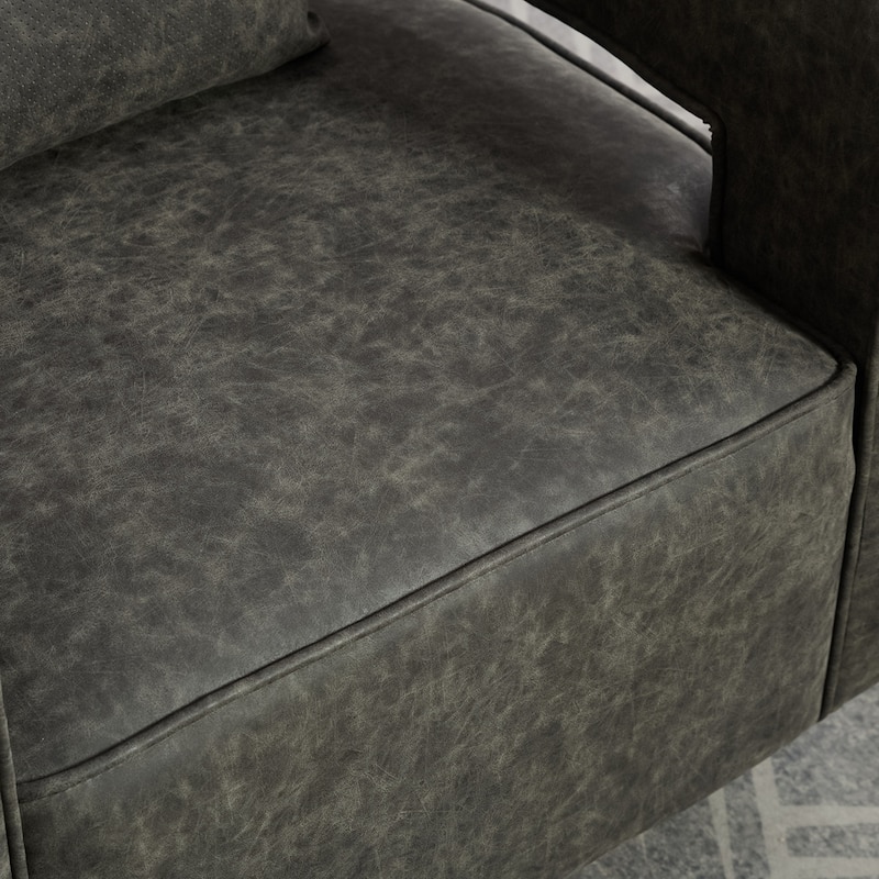 360 Degree Swivel Accent Chair Comfy Barrel Chair