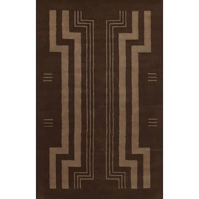 Momeni Simba Hand Tufted Wool Geometric Area Rug