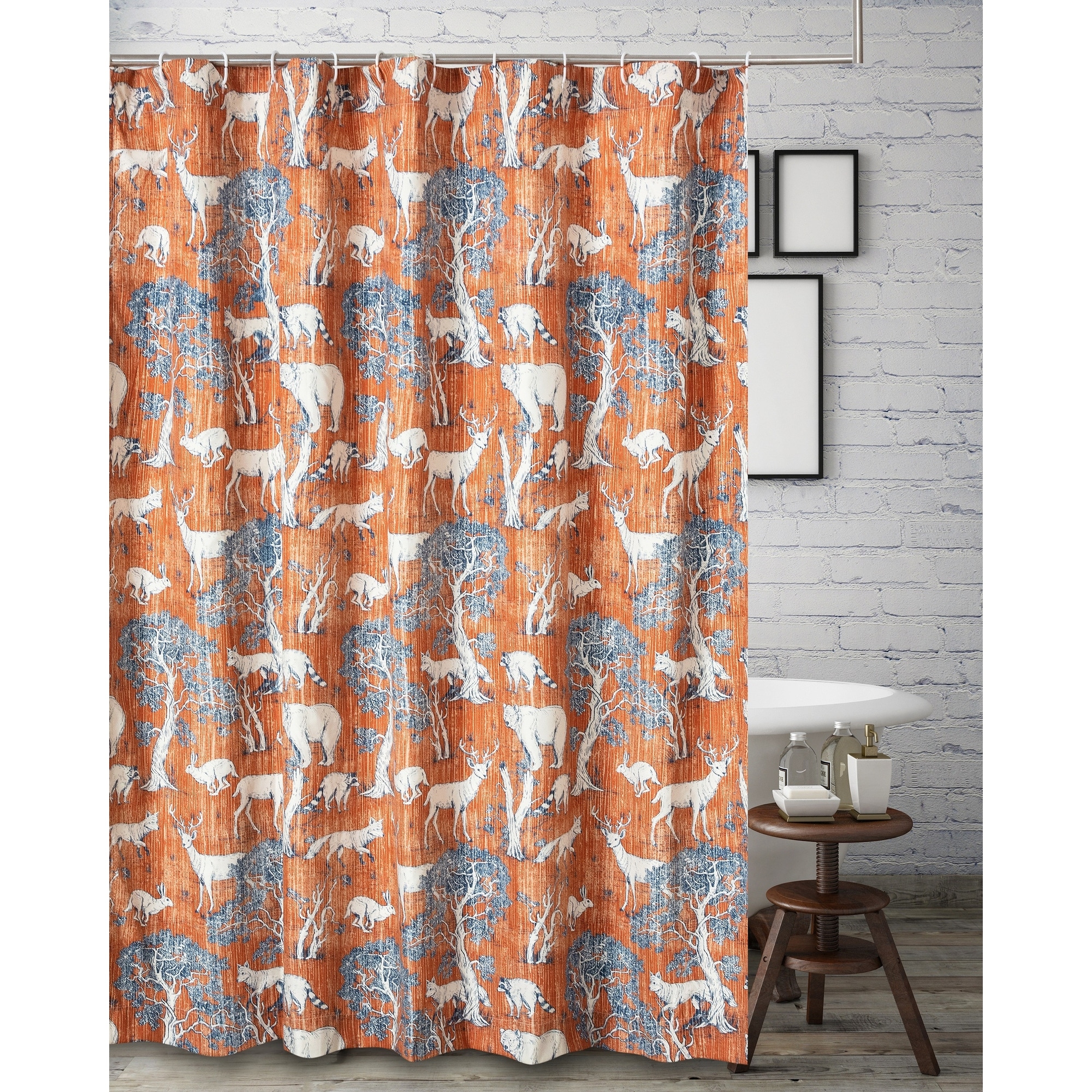 Barefoot Bungalow Menagerie Shower Curtain