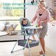 preview thumbnail 12 of 26, Baby High Chairs Highchairs with Foldable and Convertible, Adjustable Height and Recline