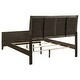 preview thumbnail 30 of 30, Wilkes 51-inch Upholstered Bed Dark Cocoa
