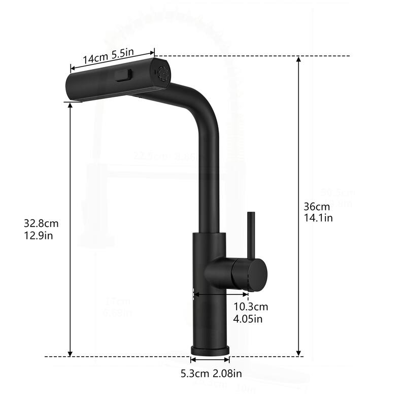 Versatile Kitchen Sink Faucet with Pull Out Sprayer
