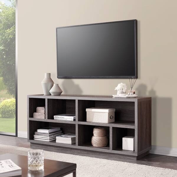 slide 1 of 50, Bowman 58" TV Stand - 58 Inch Burnished Oak