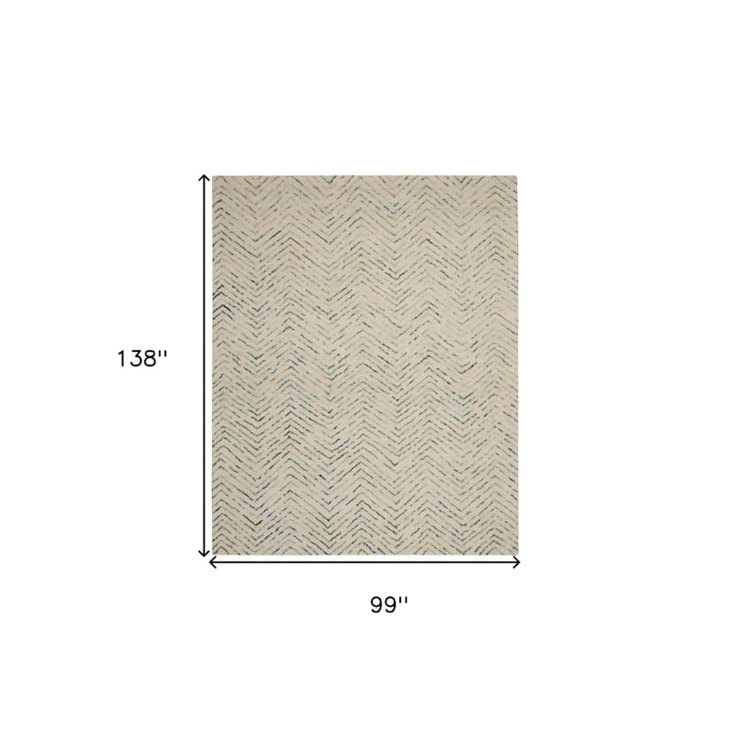Fawef Power Loomed Modern Soft Area Rug By HomeRoots - 138' X '99' X '0.5