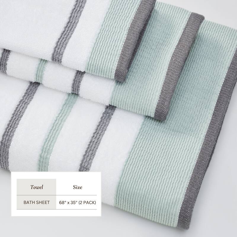 Linery & Co. Luxury Cotton Decorative Towel Set.