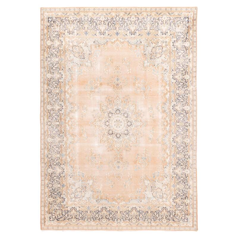 ECARPETGALLERY Hand-knotted Antalya Vintage Brown Wool Rug - 8'3 x 11'9