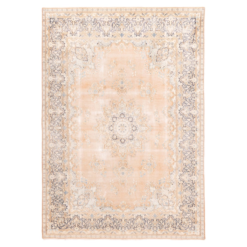 ECARPETGALLERY Hand-knotted Antalya Vintage Brown Wool Rug - 8'3 x 11'9