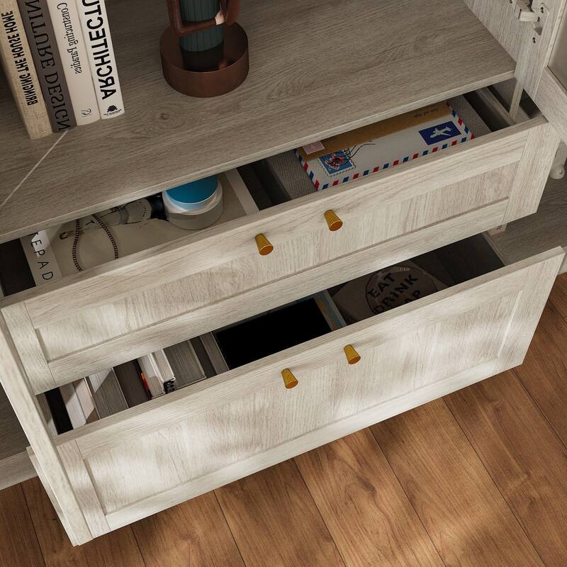 Elegant White Modular Bookcase: Stylish and Flexible Storage Solution for Your Home