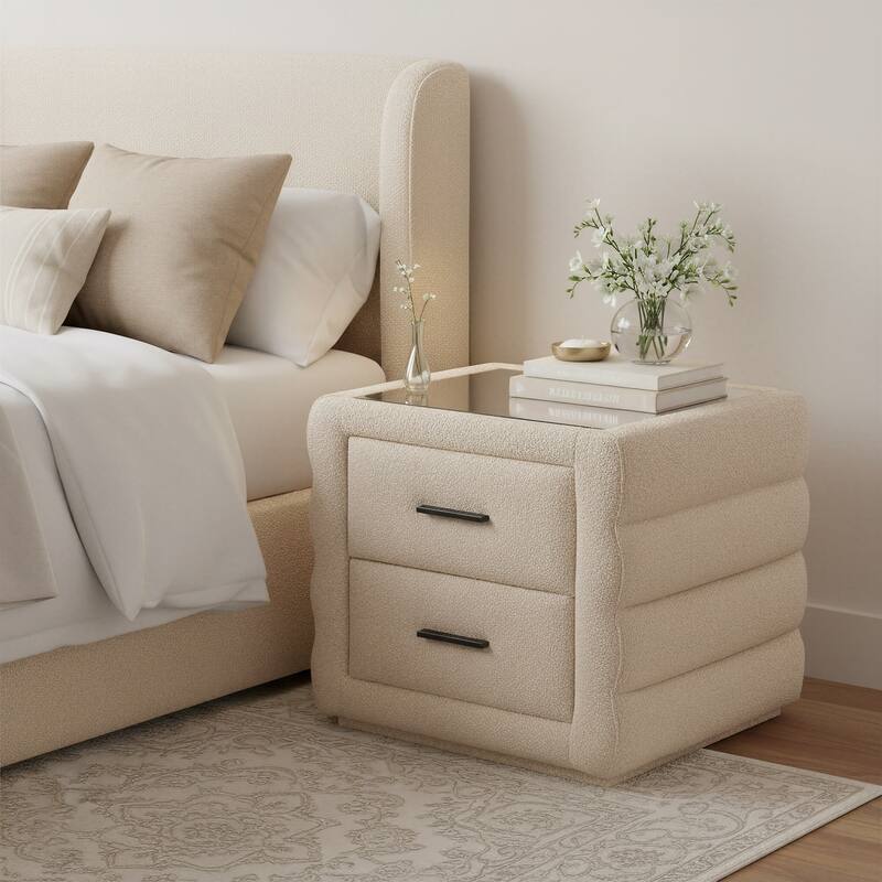 Soffice Nightstand Beige