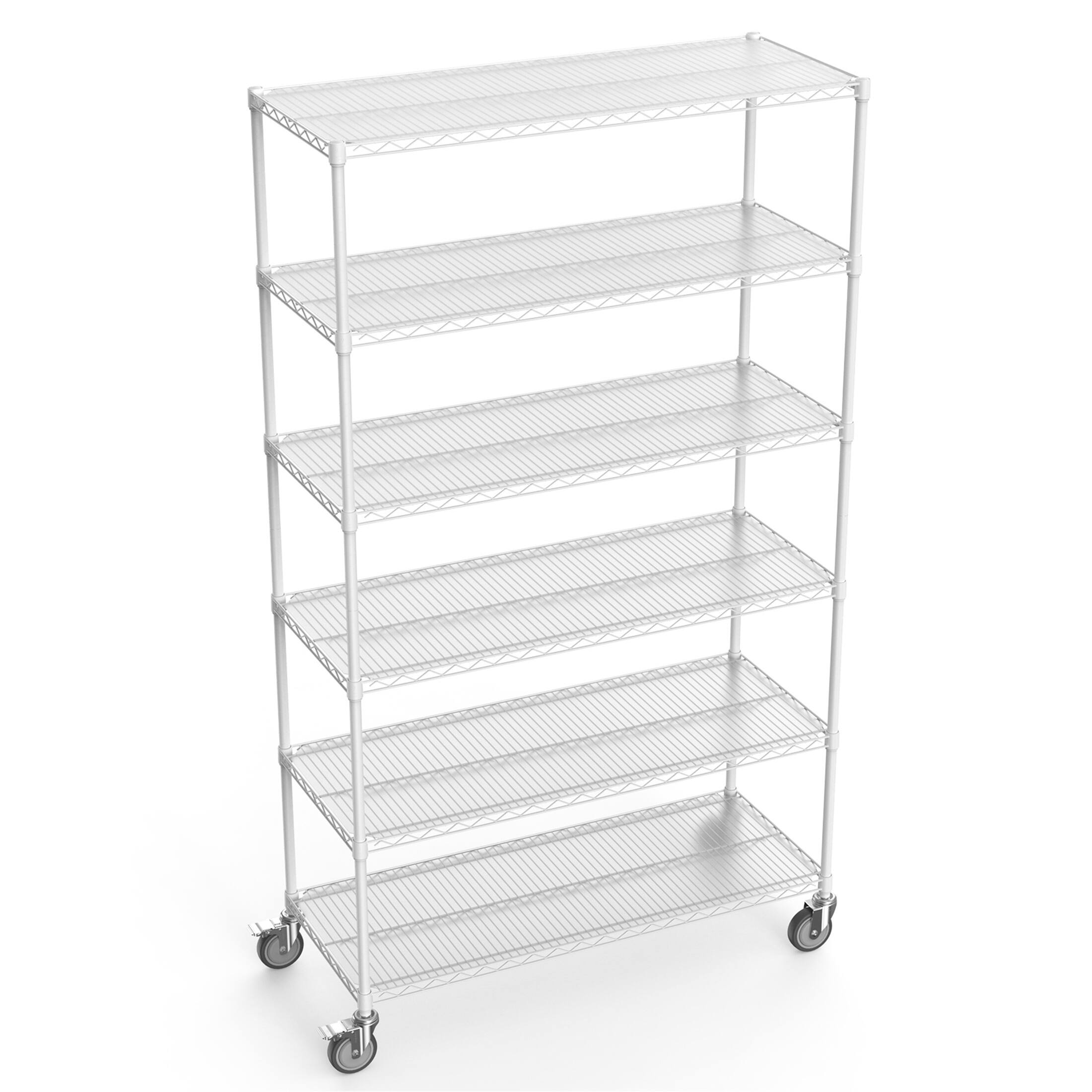 Height Adjustable Metal Garage Storage Shelves with Wheels Bed Bath & Beyond 39595674