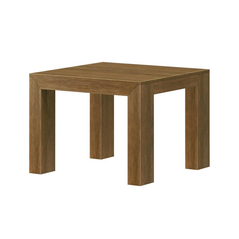Plank and Beam Modern Square Corner Table - 32"