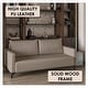 preview thumbnail 20 of 38, Inno 3-Seater Modern Leather Sofa Couch with Solid Wood Frame, Stainless Steel Legs and Detachable Back Cushions