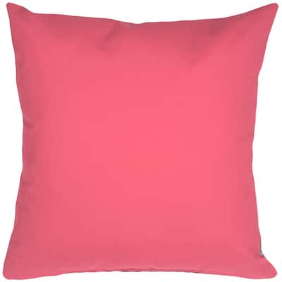 Sunbrella Hot Pink Throw Pillow